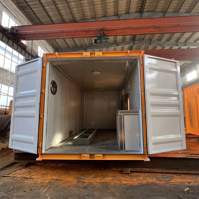 Cabina prefabricada de la subestación